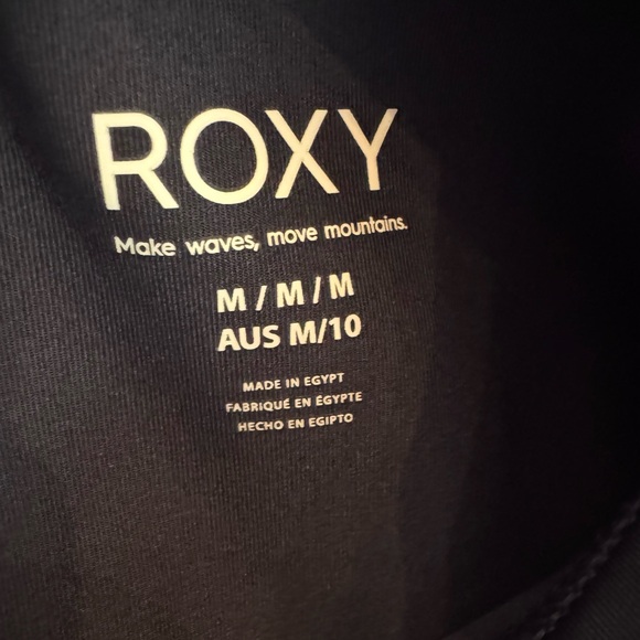 Roxy Whole Hearted Long Sleeve UPF 50 Swim Rashguard Navy Blue Size M NWT - Picture 11 of 13